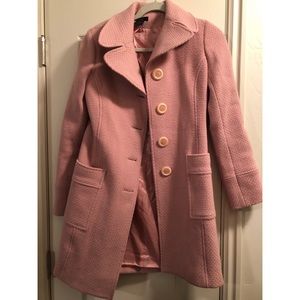 Frenchi pink pea coat